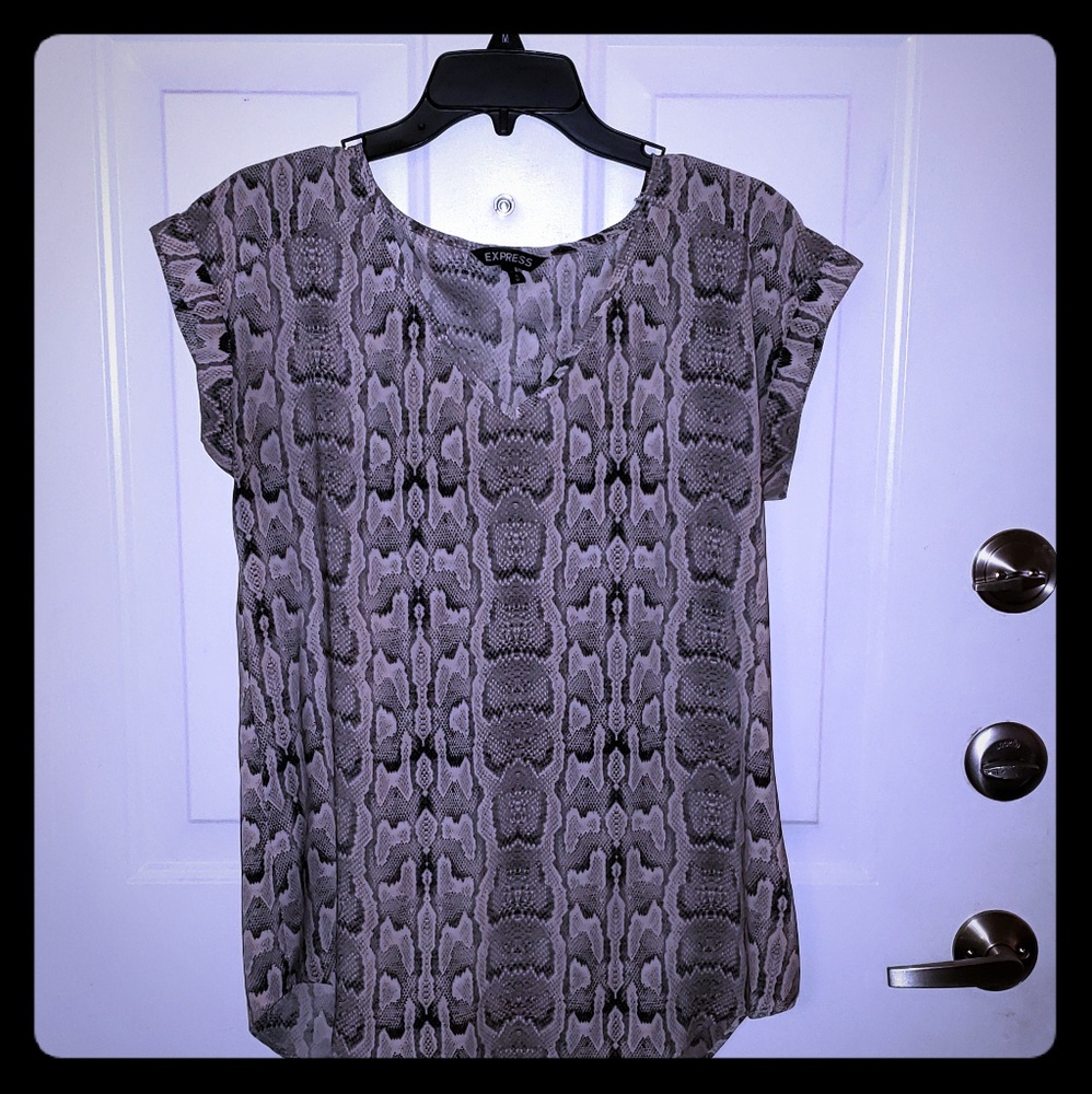 Express Snakeskin Tunic